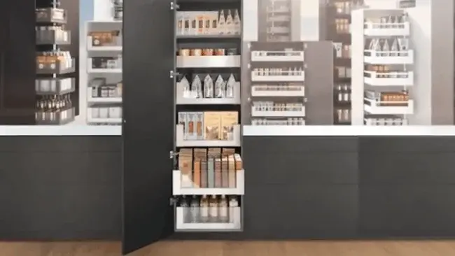 What height is a kitchen larder unit