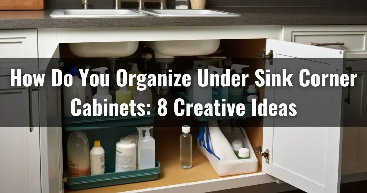 How Do You Organize Under Sink Corner Cabinets: 8 Creative Ideas