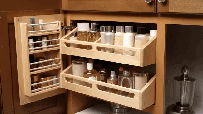 Attach Cabinet Door Organizers