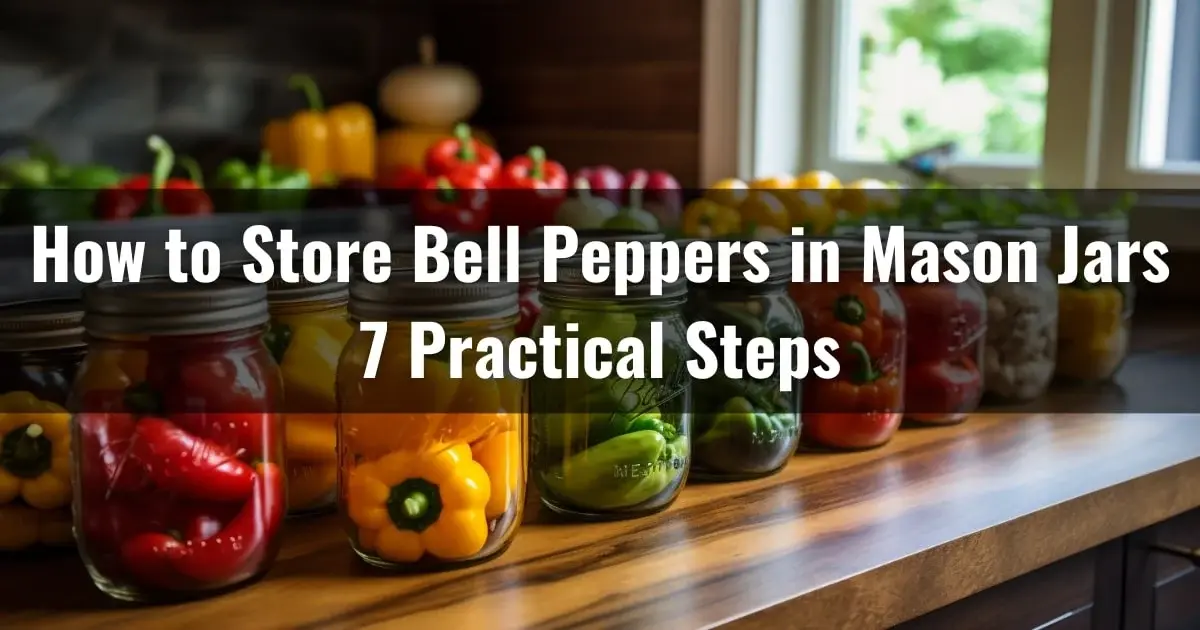 How to Store Bell Peppers in Mason Jars: 7 Practical Steps