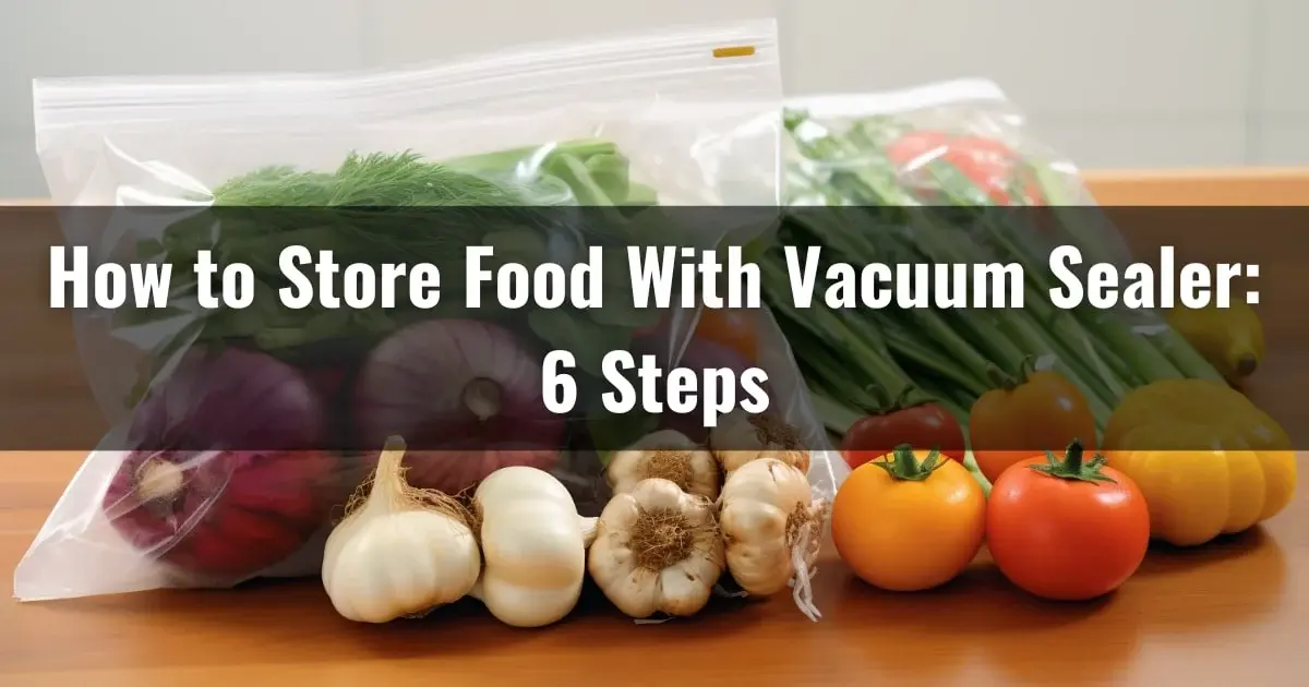 How to Store Food With Vacuum Sealer: 6 Steps