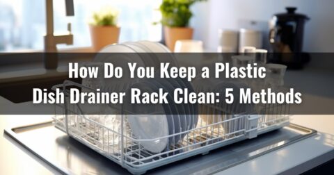 How Do You Keep a Plastic Dish Drainer Rack Clean: 5 Methods