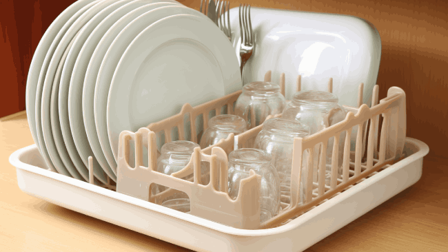 How often should I replace my plastic dish drainer