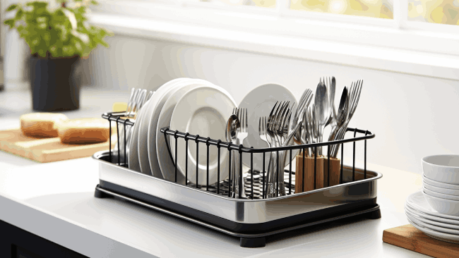 OXO Dish Drainer Rack Upgrade Your Kitchen Sink Side for Effortless Cleanup