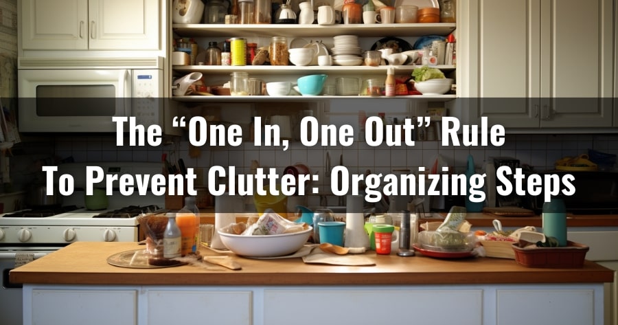 The “One In, One Out” Rule To Prevent Clutter: Organizing Steps