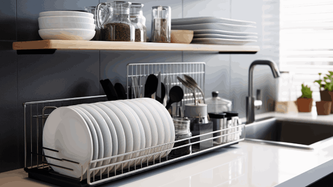 Top Dish Drainer Rack Storage Tips for Keeping Your Kitchen Clean